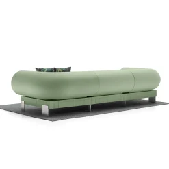 Viadurini Living Moderne Sofas-3-Sitzer-Wohnzimmersofa aus Polyethylen in verschiedenen Farben - Orbis