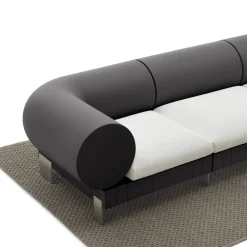 Viadurini Living Moderne Sofas-3-Sitzer-Wohnzimmersofa aus Polyethylen in verschiedenen Farben - Orbis