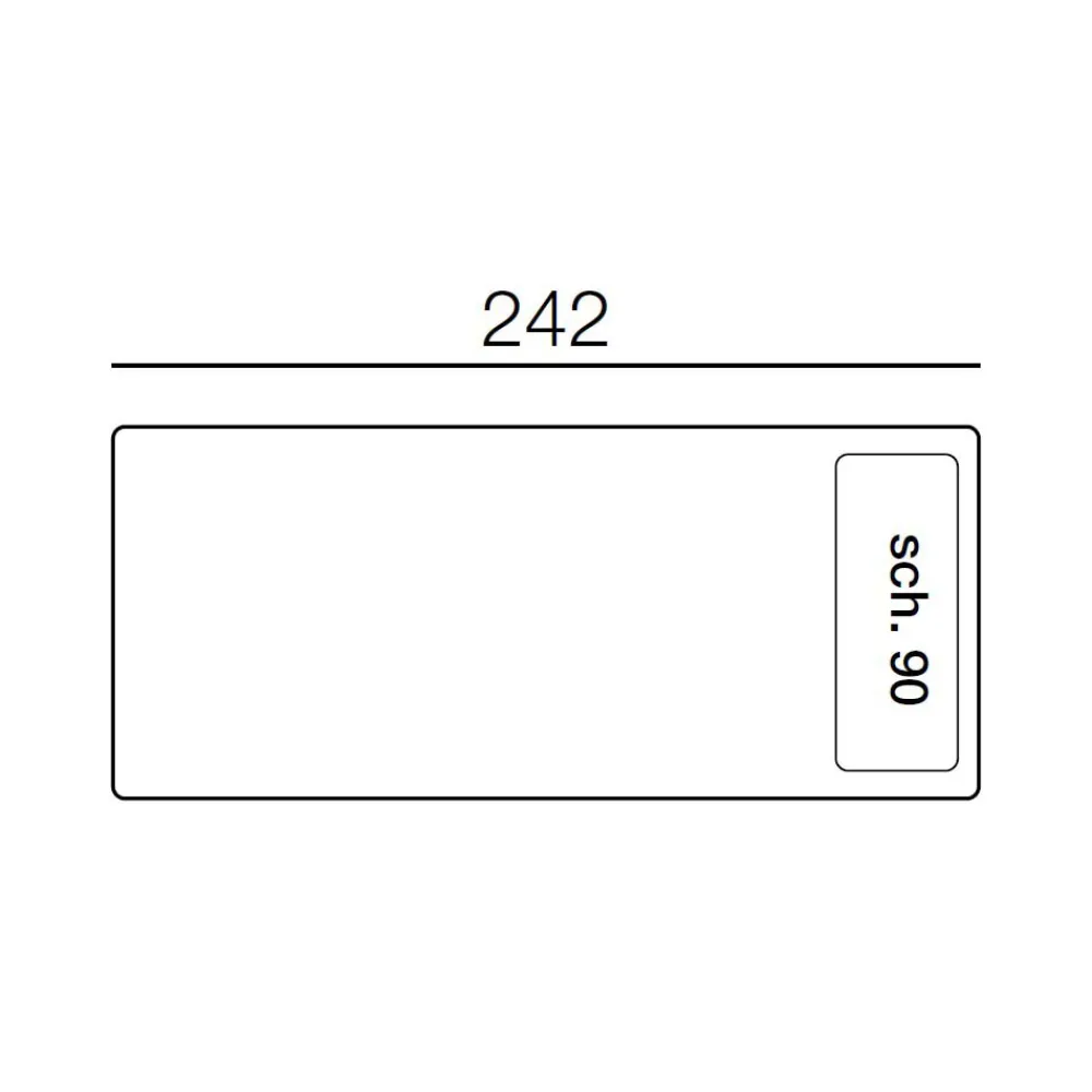Viadurini Living Moderne Sofas-3-Sitzer-Wohnzimmersofa aus abnehmbarem weißem Stoff Made in Italy - Mykonos