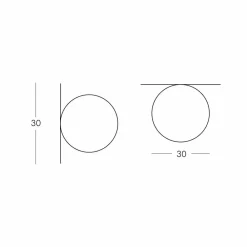 SLIDE Moderne Deckenleuchten-Globo moderne Kugel Deckenleuchte aus Polyethylen, hergestellt in Italien