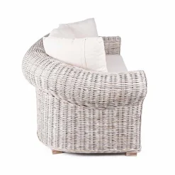 Viadurini in the Garden Gartensofas-Sofa für drinnen oder drinnen draußen 3 Plätze in Rattan Homemotion - Francioso