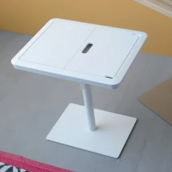 Viadurini Living Moderne Couchtische-Sofa-Beistelltisch Metall und PVC höhenverstellbar für Tablet - Tekniko