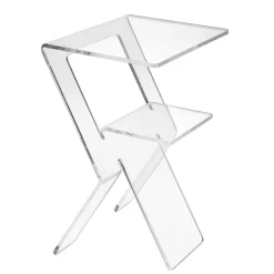 Viadurini Living Moderne Couchtische-Sofatisch aus transparentem Plexiglas für den Innen- oder Außenbereich - Platano