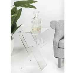 Viadurini Living Moderne Couchtische-Sofatisch aus transparentem Plexiglas für den Innen- oder Außenbereich - Platano