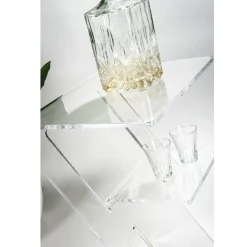 Viadurini Living Moderne Couchtische-Sofatisch aus transparentem Plexiglas für den Innen- oder Außenbereich - Platano