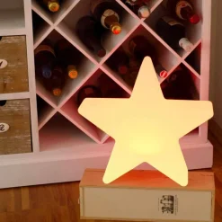 Viadurini Lighting Design Beleuchtung|Designer Stehlampen-Solar- oder LED-Tischlampe, Star Design aus Polyethylen - Ringostar