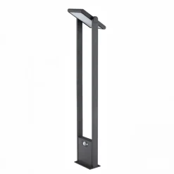 Viadurini Lighting Gartenlampion-Solar-LED-Strahler für den Außenbereich aus weißem oder mattschwarzem Aluminium - Agorio