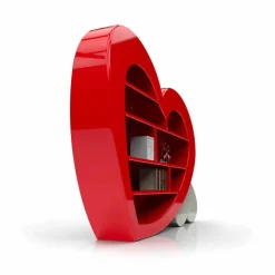 Viadurini Design Moderne Design Bücherregale-Solid Surface® Bücherregal Made in Italy Cuore