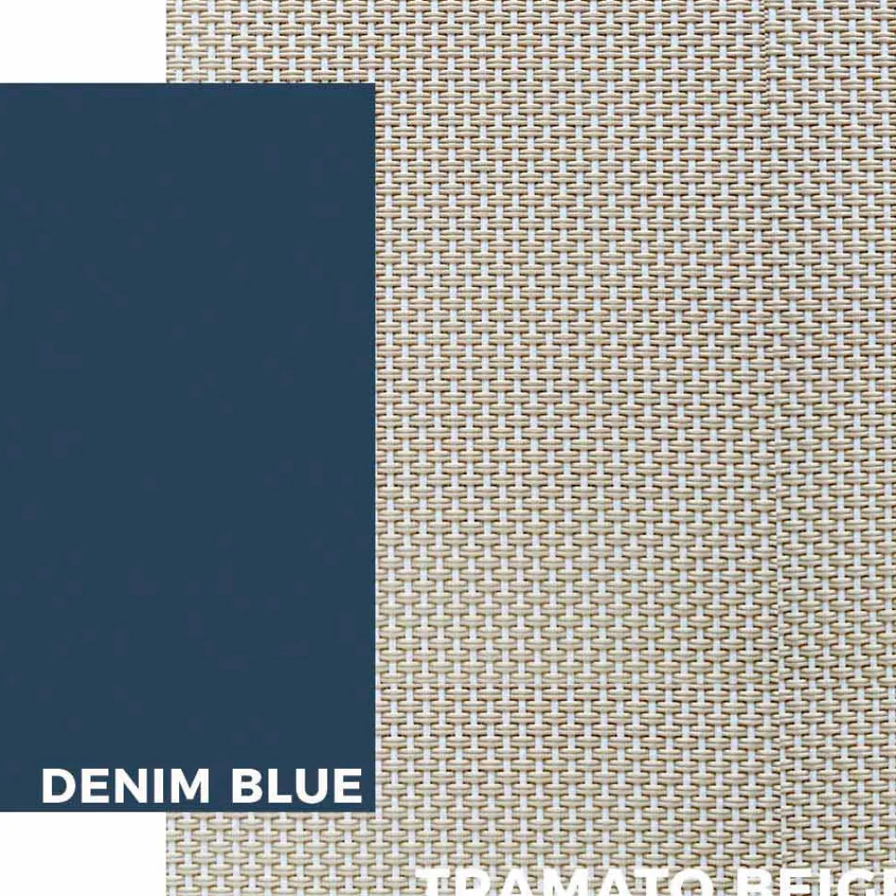 Viadurini in the Garden Sonnenliegen-Sonnenliege im Freien aus Aluminium mit Rädern und Armlehnen Modernes Design - Carmine