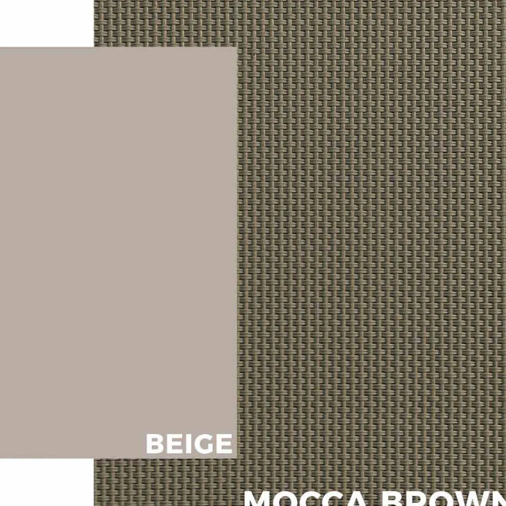 Viadurini in the Garden Sonnenliegen-Sonnenliege im Freien aus Aluminium mit Rädern und Armlehnen Modernes Design - Carmine