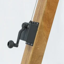 Viadurini in the Garden Gartenschirm-Sonnenschirm aus Holz und Ecru 3x4 Polyester, Homemotion - Passmore