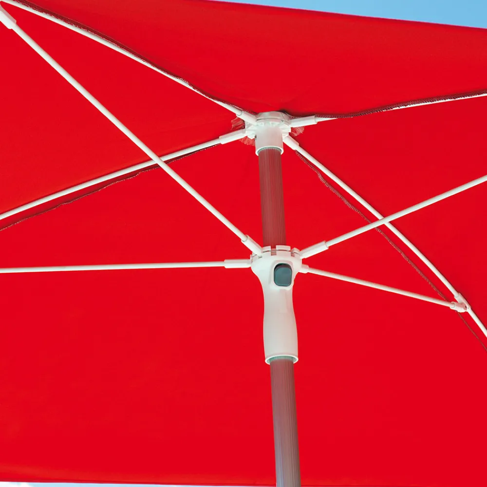 Viadurini in the Garden Gartenschirm-Sonnenschirm mit Struktur aus gestreiftem Aluminium und Stoff - Renaud