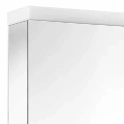 Viadurini Bathroom Badspiegel-Spiegel mit 2 Türen aus silber lackiertem Aluminium, Modern Alfio