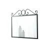 Viadurini Night Design Wandspiegel-Spiegel mit graphitschwarzem Eisenrohrrahmen, hergestellt in Italien – Chester