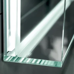 Viadurini Bathroom Badspiegel-Spiegel mit integrierten Lichtern und Kristallrahmen, hergestellt in Italien – Isaac