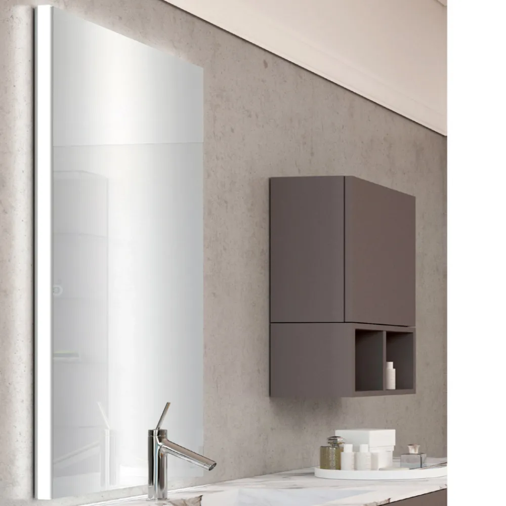 Viadurini Bathroom Badspiegel-Spiegel mit stimmungsvoller Hintergrundbeleuchtung, hergestellt in Italien – Gogh