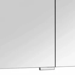 Viadurini Bathroom Badspiegel-Spiegelbehälter mit 3 Kristalltüren und 3 LED-Lichtern, Precious - Maxi