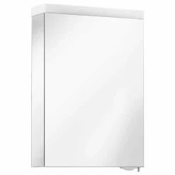 Viadurini Bathroom Badspiegel-Spiegelbehälter mit Flügeltür und LED-Beleuchtung, hohe Qualität - Alfio