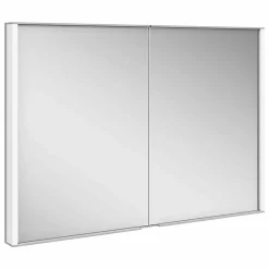 Viadurini Bathroom Badspiegel-Spiegelschrank aus silber lackiertem Aluminium, Modern - Demon