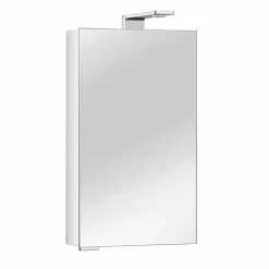 Viadurini Bathroom Badspiegel-Spiegelschrank mit Kristalltür und Chromdetails, Modern - Maxi