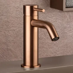 Viadurini Taps Waschbeckenarmaturen-Spültisch-Mischbatterie aus Edelstahl AISI 316L ohne Ablaufgarnitur - Artigli