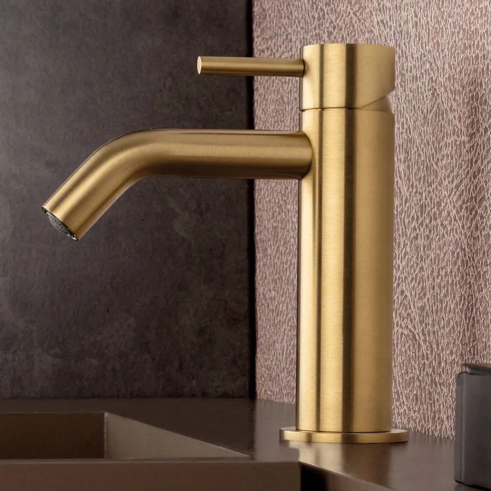 Viadurini Taps Waschbeckenarmaturen-Spültisch-Mischbatterie aus Edelstahl AISI 316L ohne Ablaufgarnitur - Artigli