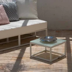 Viadurini in the Garden Garten Beistelltisch-Square Design Outdoor Beistelltisch 2 Abmessungen 3 Oberflächen - Julie