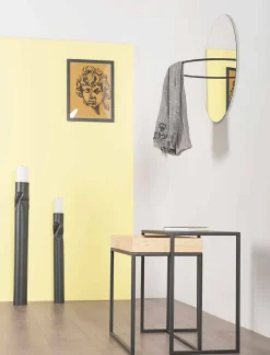 Viadurini Living Moderne Couchtische-Stahl Couchtisch mit Aschenbecher Made in Italy - Spitze