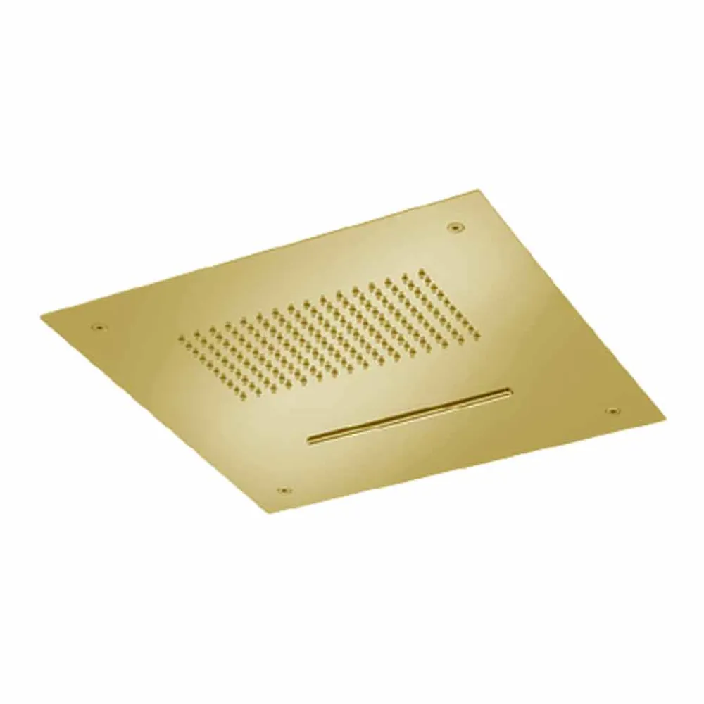 Viadurini Taps Duschköpfe-Stahldecke Duschkopf mit Doppelstrahl Made in Italy - Quinto