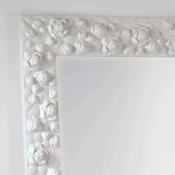 Viadurini Classic Standspiegel|Wandspiegel-Stand und Wandspiegel Rahmen mit Rosen verziert Flower