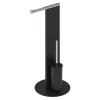 Viadurini Bathroom Toilettenpapierhalter-Stand-WC-Bürstenhalter und Baderolle aus weißem oder schwarzem Aluminium - Alcade