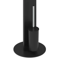 Viadurini Bathroom Toilettenpapierhalter-Stand-WC-Bürstenhalter und Baderolle aus weißem oder schwarzem Aluminium - Alcade