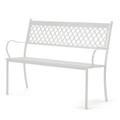 Viadurini in the Garden Gartenbänke-Stapelbare Außenbank aus verzinktem Stahl Made in Italy - Celia