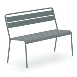 Viadurini in the Garden Gartenbänke-Stapelbare Gartenbank mit Struktur aus verzinktem Stahl Made in Italy - Ralph