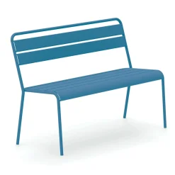 Viadurini in the Garden Gartenbänke-Stapelbare Gartenbank mit Struktur aus verzinktem Stahl Made in Italy - Ralph