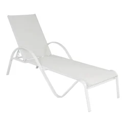 Viadurini in the Garden Sonnenliegen-Stapelbare Gartenliege aus Aluminium und Textilene - Spero