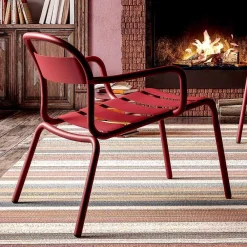 Viadurini in the Garden Sonnenliegen-Stapelbare Outdoor Chaise Longue aus Aluminium Made in Italy, 2 Stück - Shyla