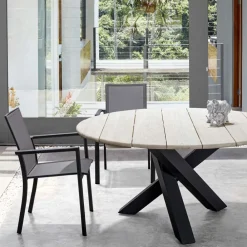 Viadurini in the Garden Gartenstühle Metall-Stapelbarer Außenstuhl aus lackiertem Aluminium, Homemotion, 4 Stück - Vicki