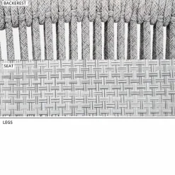Varaschin Outdoor Hocker-Stapelbarer Gartenhocker aus Aluminium und technischem Stoff - Smart von