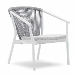 Varaschin Metallsessel-Stapelbarer Gartensessel aus Aluminium und Stoff - Smart By