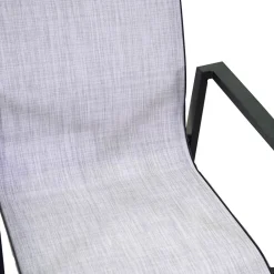 Viadurini in the Garden Metallsessel-Stapelbarer Gartenstuhl aus Textilene und Aluminium - Foglio
