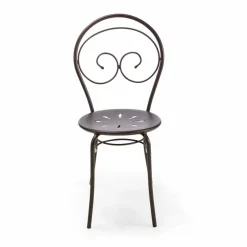 Viadurini in the Garden Gartenstühle Metall-Stapelbarer Gartenstuhl aus Metall Made in Italy, 2 Stück - Autorität