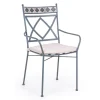 Viadurini in the Garden Gartenstühle Metall-Stapelbarer Gartenstuhl aus Stahl mit oder ohne Armlehnen - Letizia