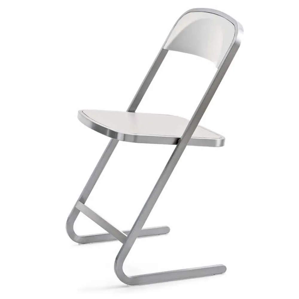 Viadurini in the Garden Gartenstühle Metall-Stapelbarer Gartenstuhl in modernem Stahldesign Made in Italy - Boston