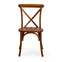 Viadurini Living Klassische Stühle-Stapelbarer Innenstuhl aus Ulmenholz - Barriera