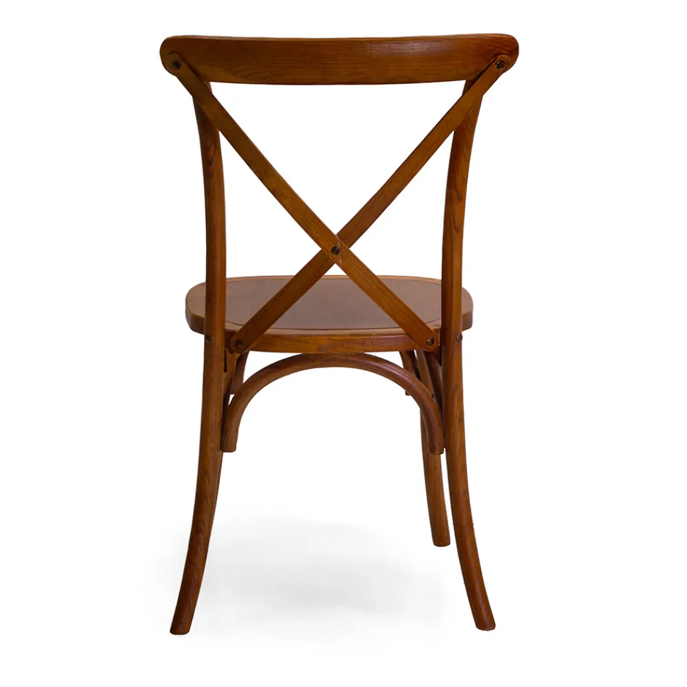 Viadurini Living Klassische Stühle-Stapelbarer Innenstuhl aus Ulmenholz - Barriera