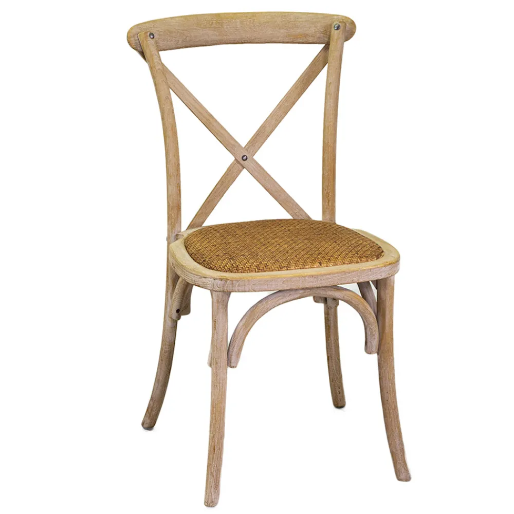 Viadurini Living Klassische Stühle-Stapelbarer Innenstuhl aus Ulmenholz - Barriera