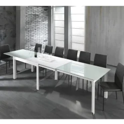 Viadurini Living Moderne Stühle-Stapelbarer Küchenstuhl mit Kunstleder bezogen, 4 Stück - Adelmo