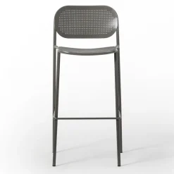 Viadurini in the Garden Outdoor Hocker-Stapelbarer Metallhocker für den Außenbereich Made in Italy 2 Stück - Synergy