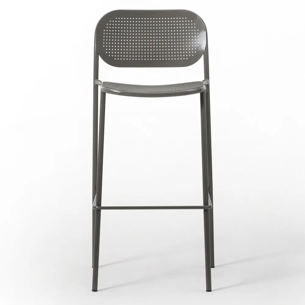 Viadurini in the Garden Outdoor Hocker-Stapelbarer Metallhocker für den Außenbereich Made in Italy 2 Stück - Synergy